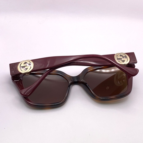 NWT Gucci GG1023S-003 Gold Cat Eye 54mm Sunglasses main image 8